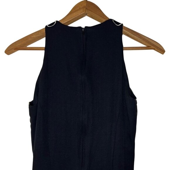 Vintage 90s Jessica McClintock Black Sleeveless Maxi Dress Embroidery Sz 7/8 - Picture 6 of 9